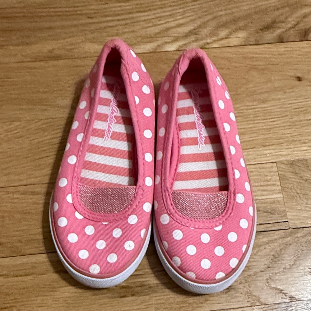 Hanna Andersson Toddler girls slip on shoes size 10